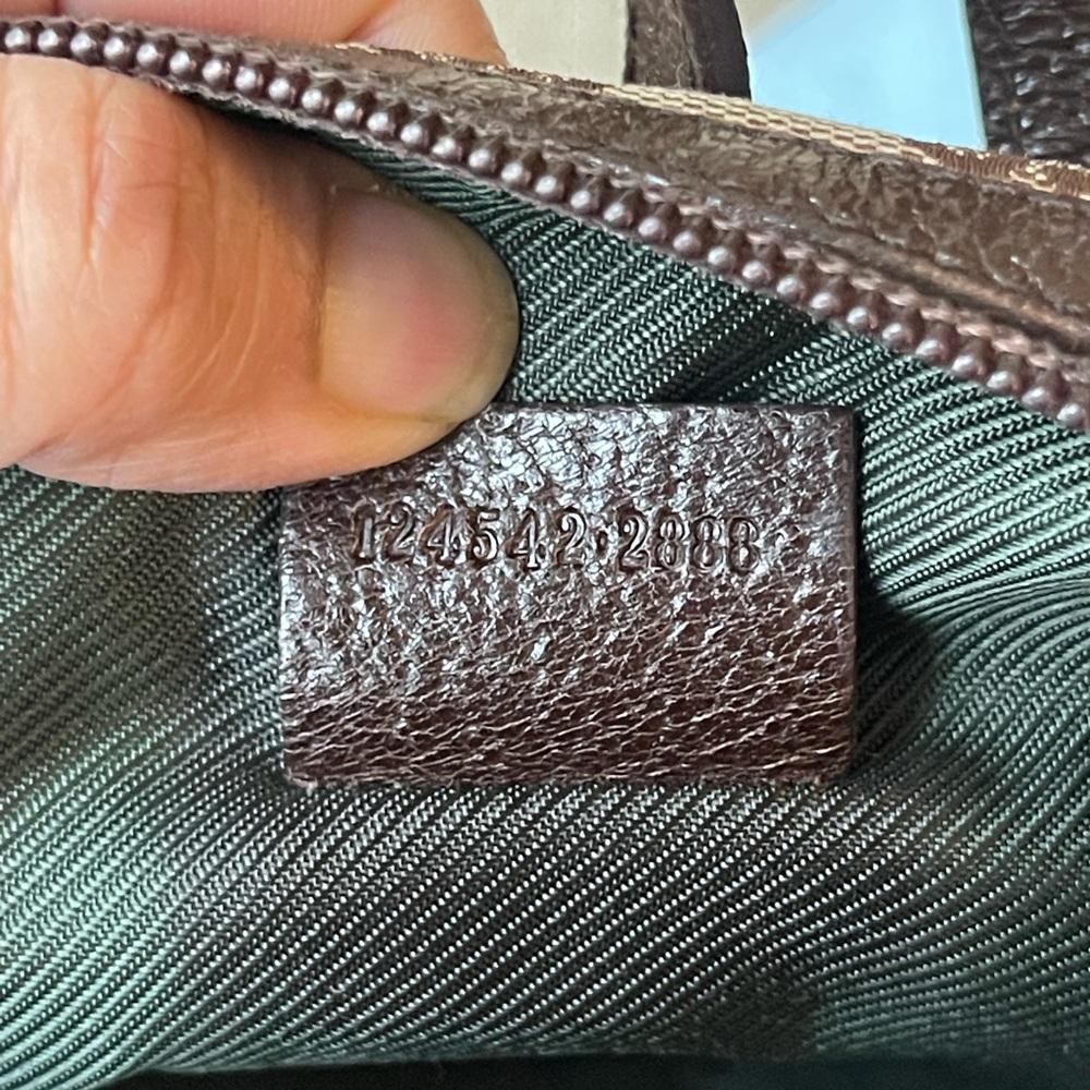 Authentic Gucci vintage GG canvas mini bag 124542.2888 - Picture 14 of 15
